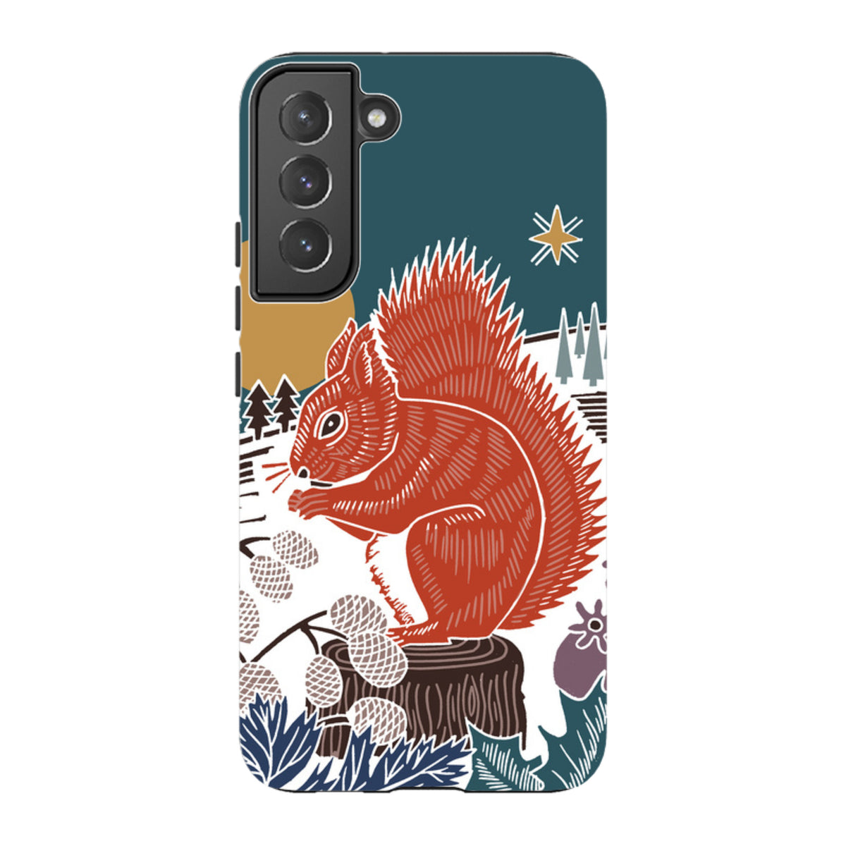 Samsung Tough Case - Winter Squirrel By Kate Heiss
