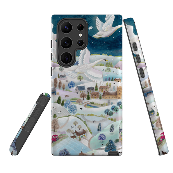 Samsung Tough Case - Winter Swans By Bex Parkin