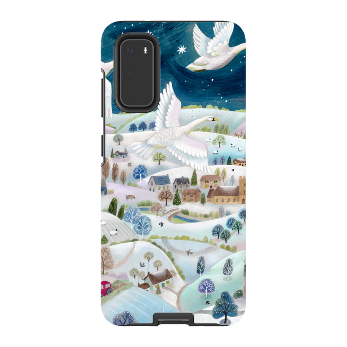 Samsung Tough Case - Winter Swans By Bex Parkin