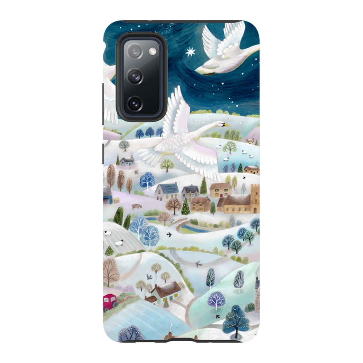 Samsung Tough Case - Winter Swans By Bex Parkin