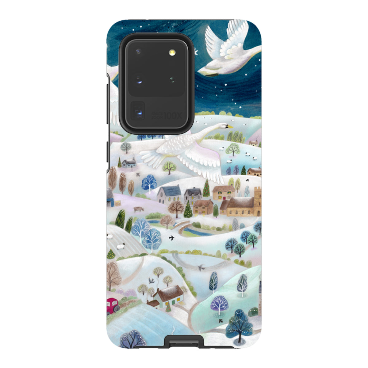 Samsung Tough Case - Winter Swans By Bex Parkin