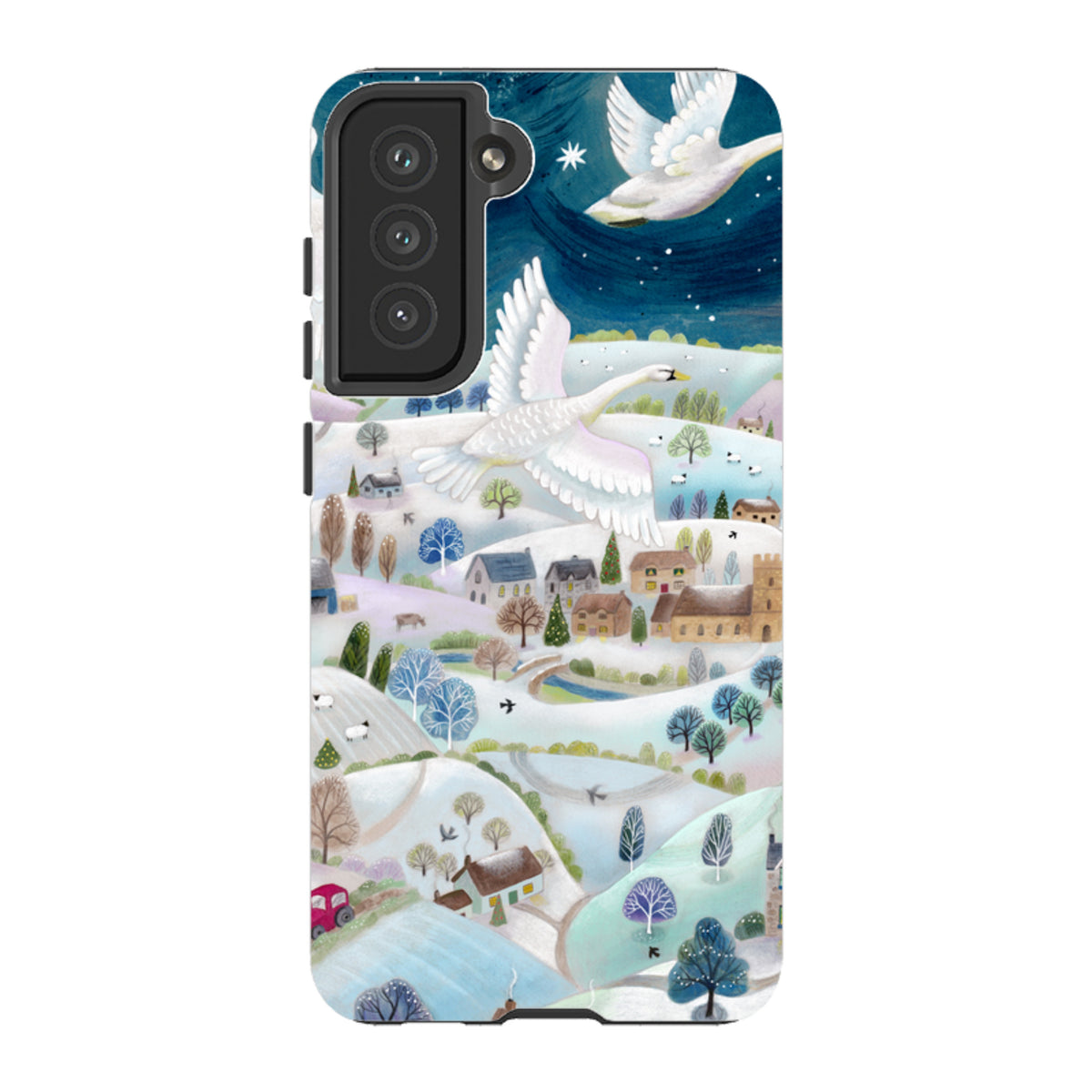Samsung Tough Case - Winter Swans By Bex Parkin