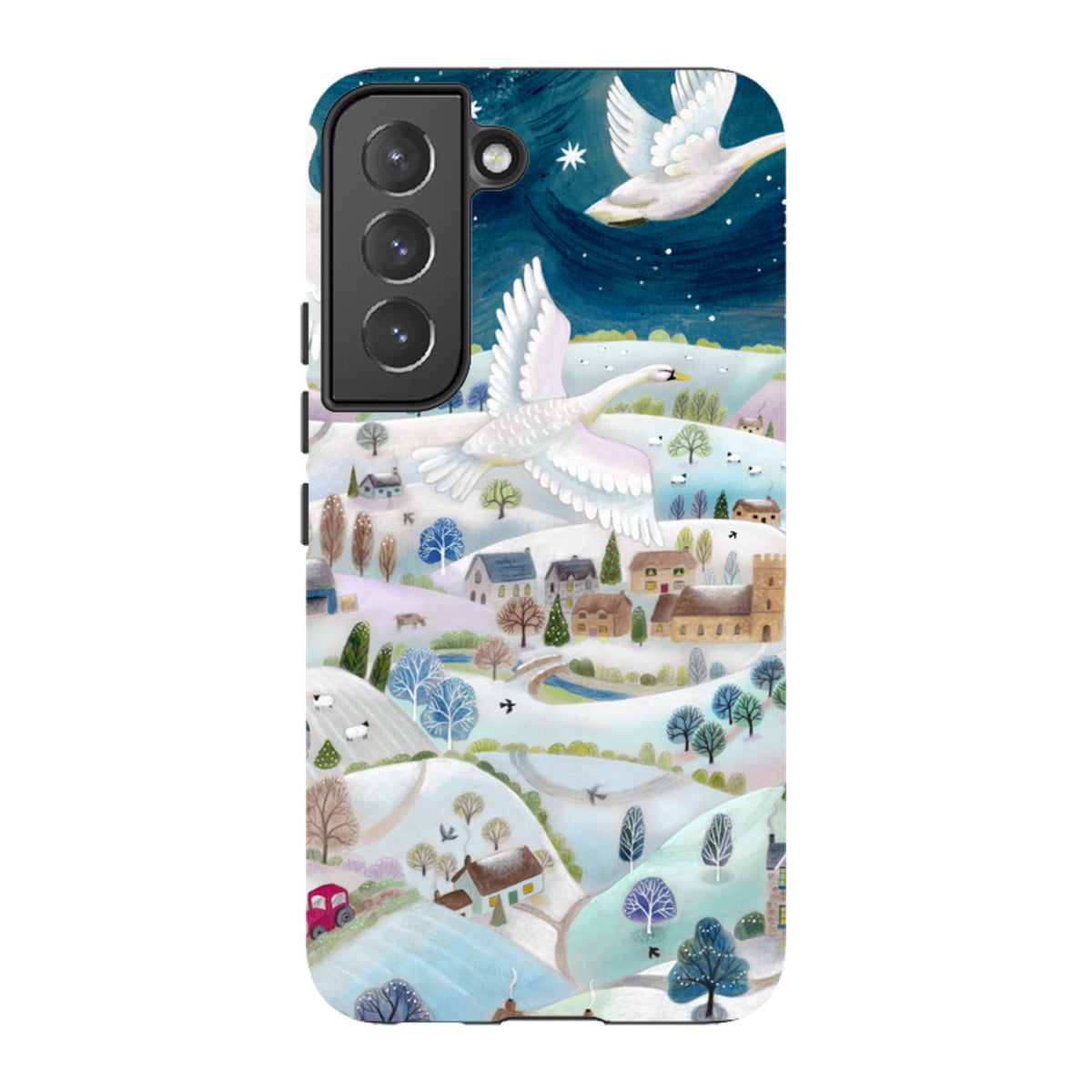 Samsung Tough Case - Winter Swans By Bex Parkin