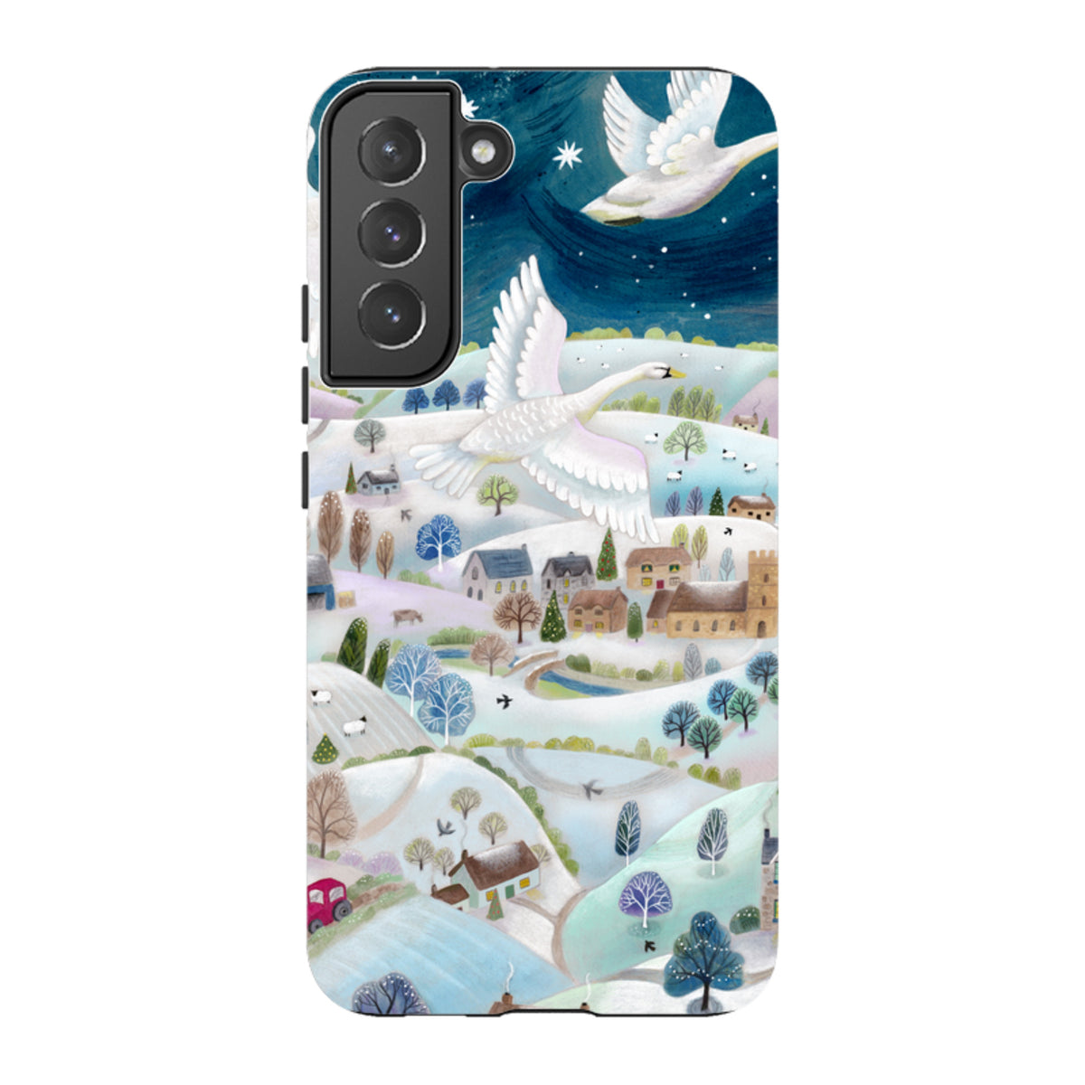Samsung Tough Case - Winter Swans By Bex Parkin