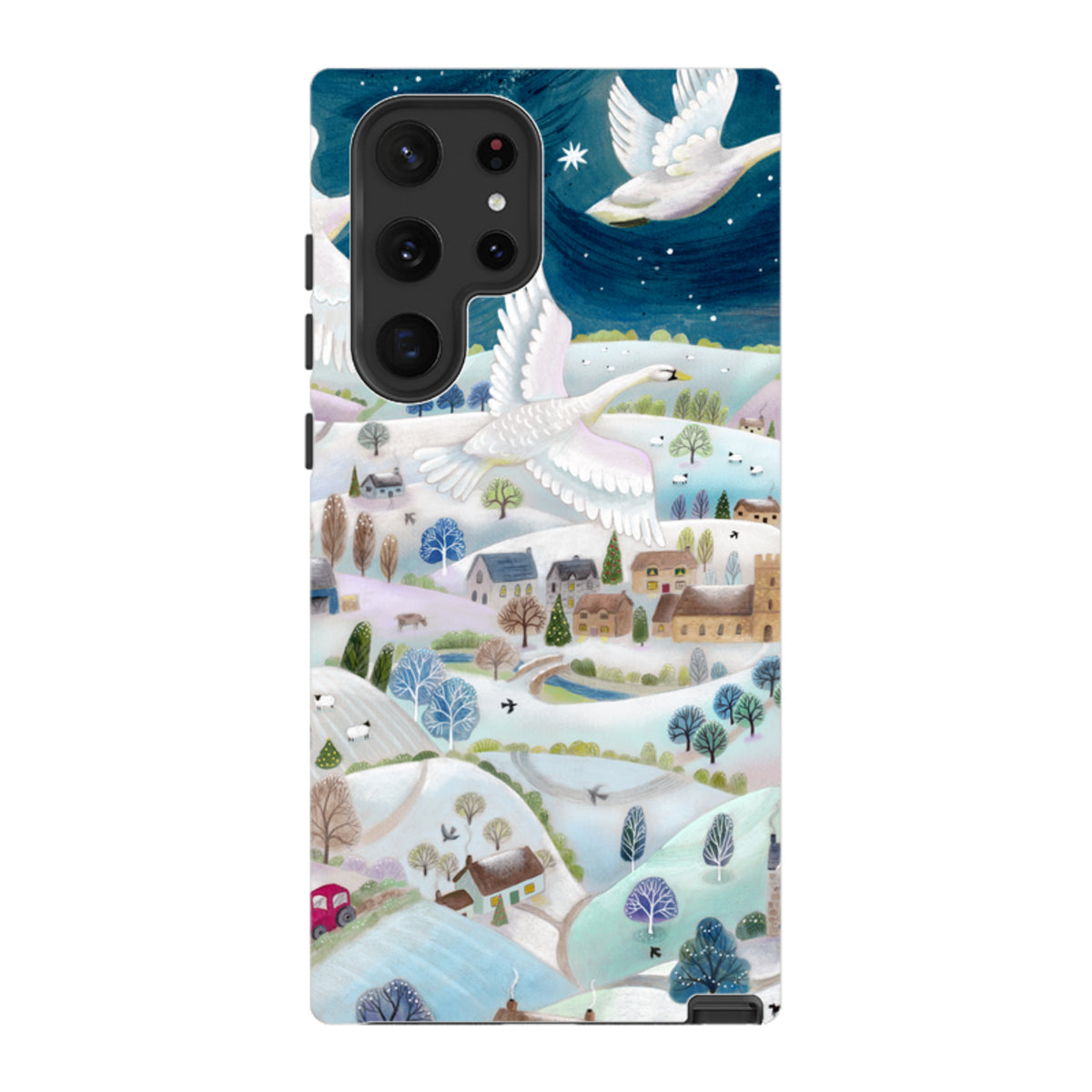 Samsung Tough Case - Winter Swans By Bex Parkin