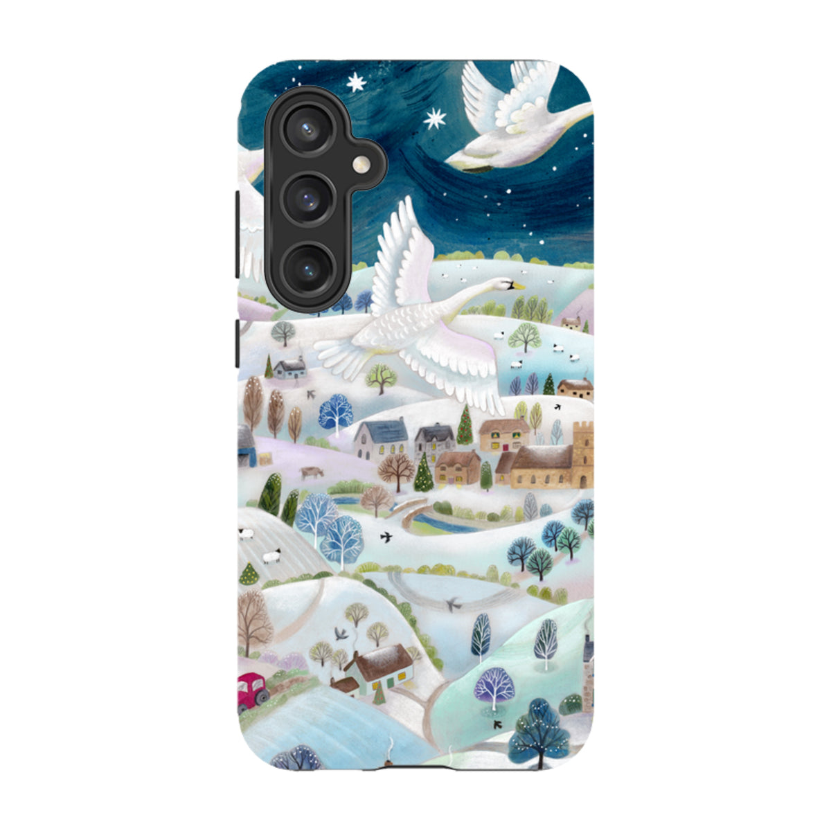 Samsung Tough Case - Winter Swans By Bex Parkin