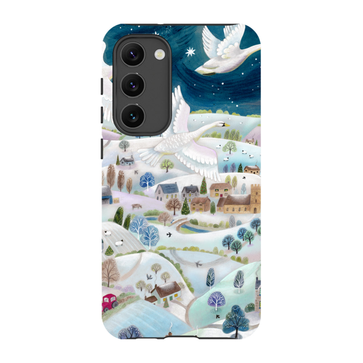 Samsung Tough Case - Winter Swans By Bex Parkin