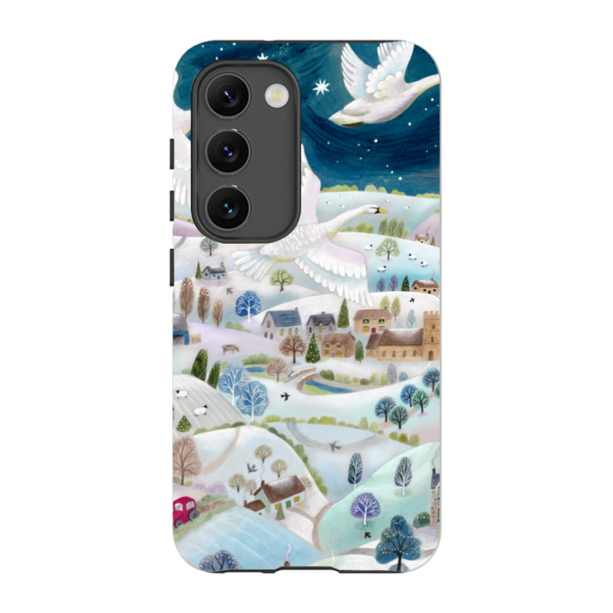 Samsung Tough Case - Winter Swans By Bex Parkin