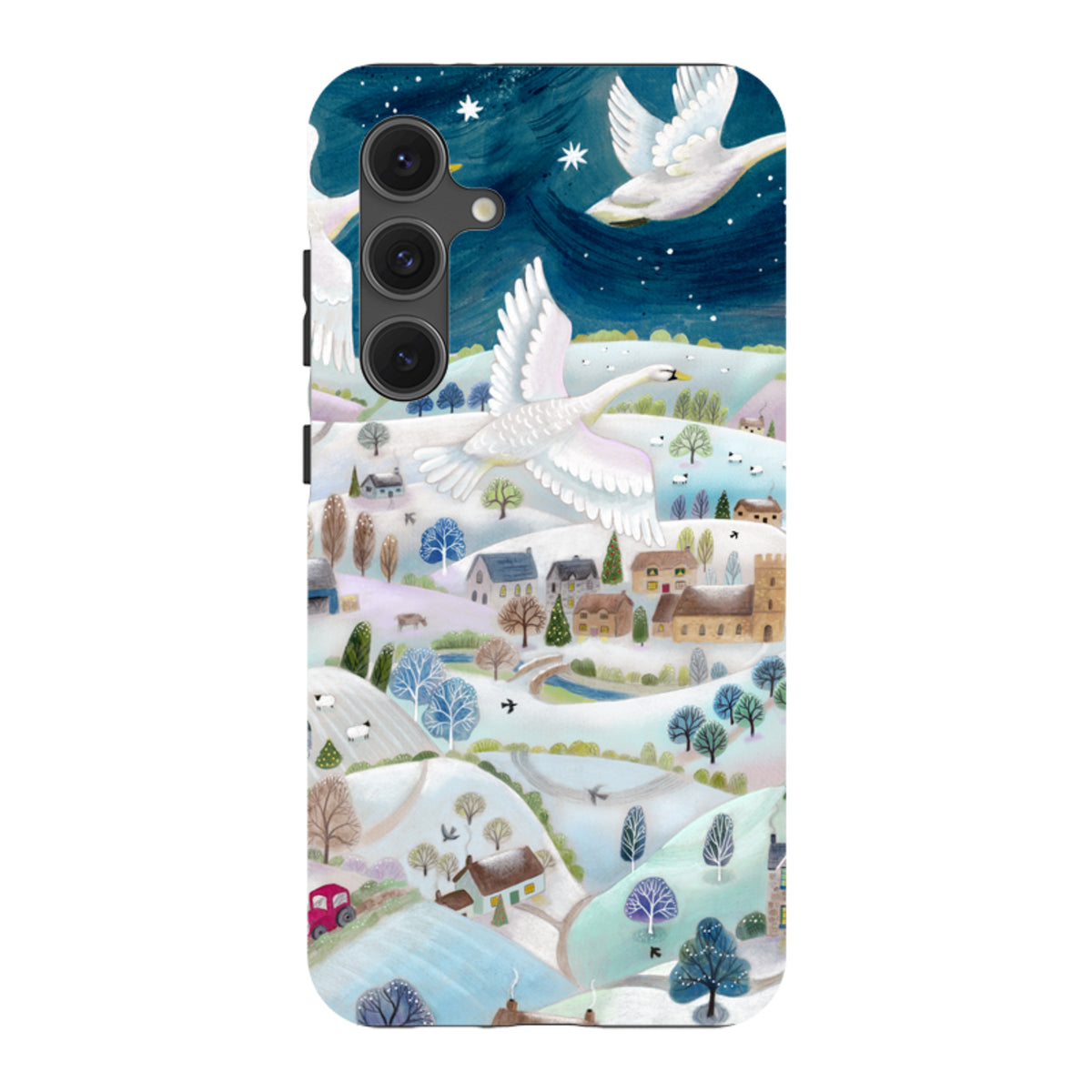 Samsung Tough Case - Winter Swans By Bex Parkin