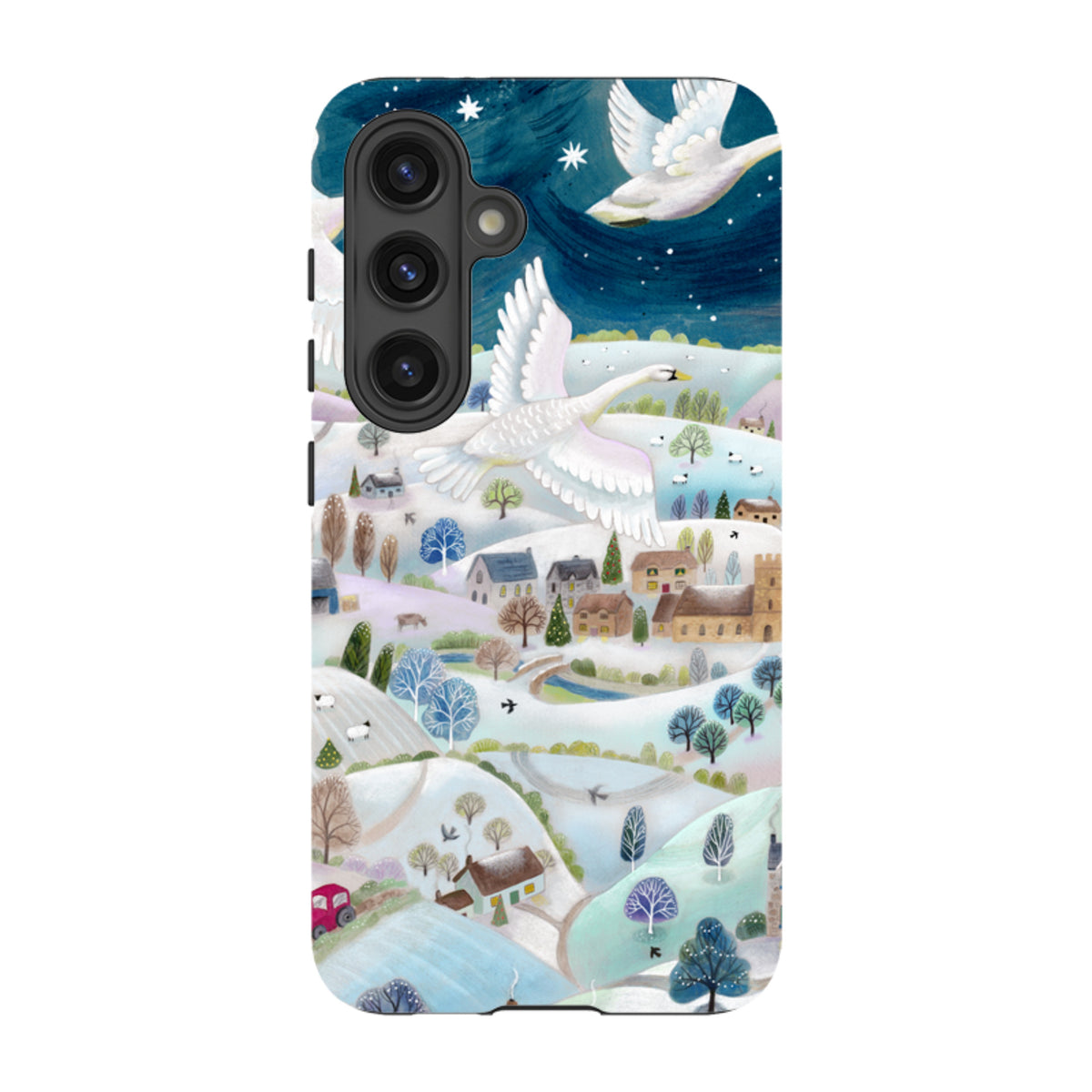 Samsung Tough Case - Winter Swans By Bex Parkin