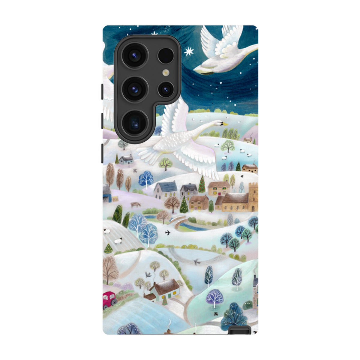 Samsung Tough Case - Winter Swans By Bex Parkin