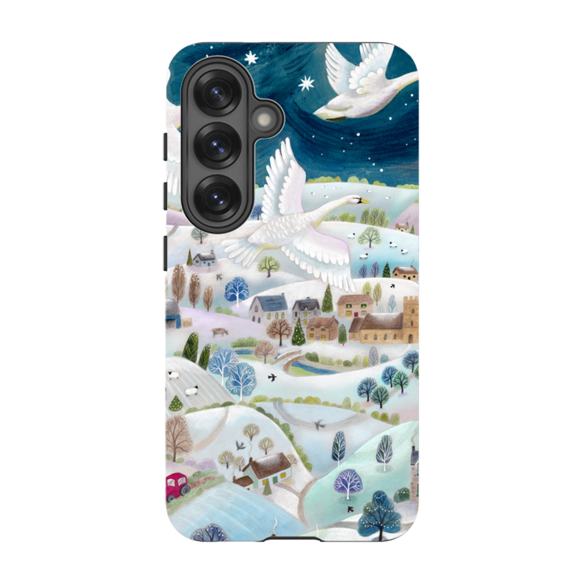Samsung Tough Case - Winter Swans By Bex Parkin