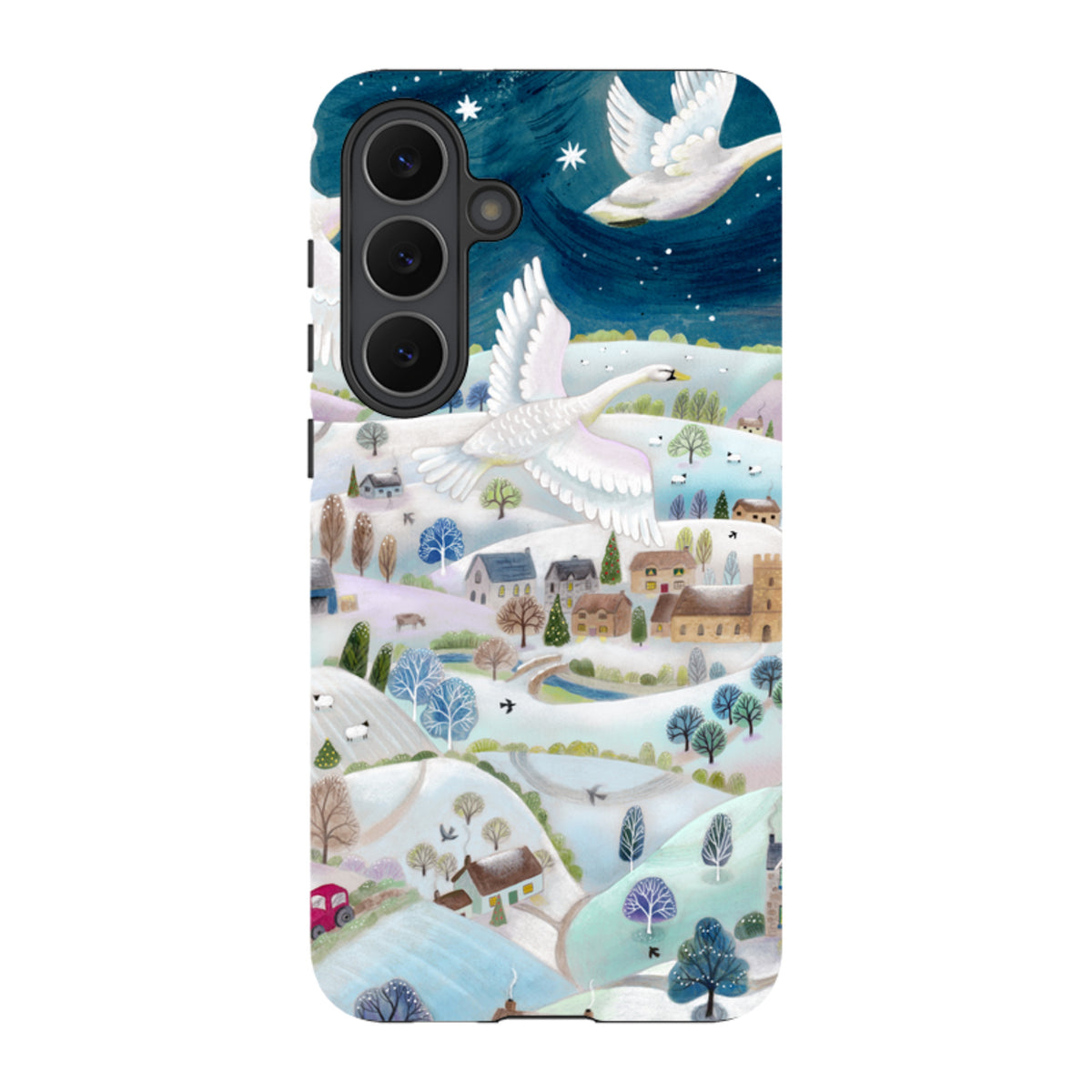 Samsung Tough Case - Winter Swans By Bex Parkin