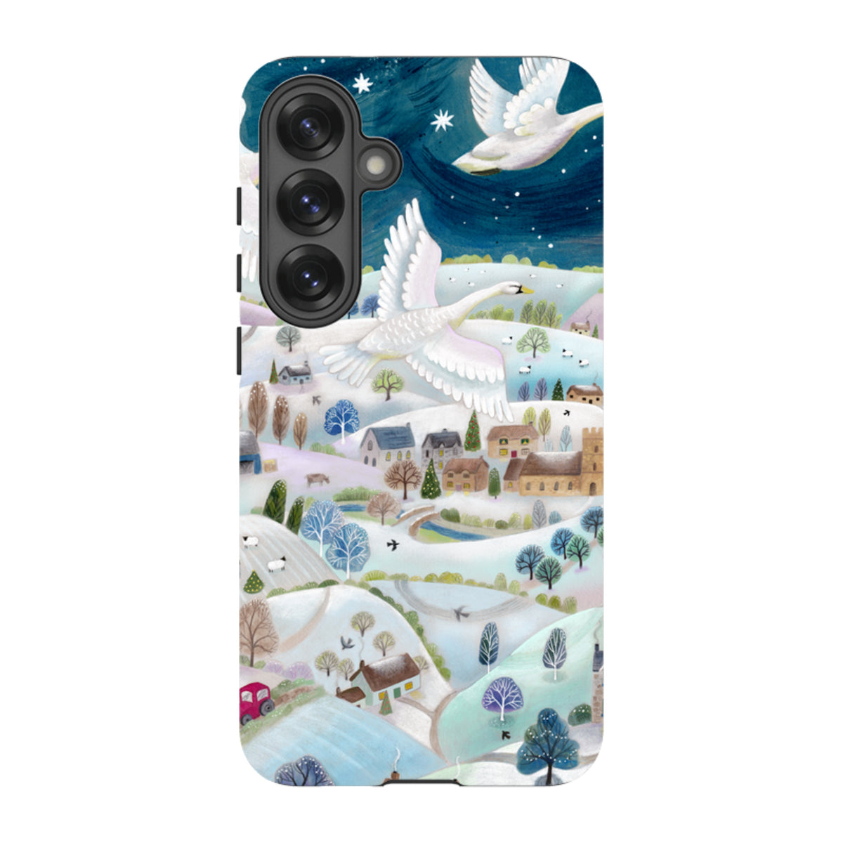 Samsung Tough Case - Winter Swans By Bex Parkin
