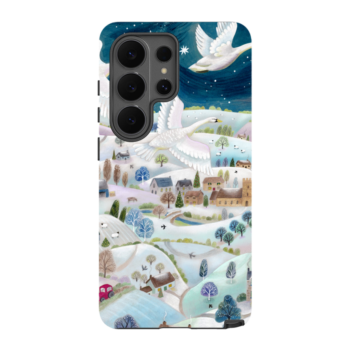 Samsung Tough Case - Winter Swans By Bex Parkin