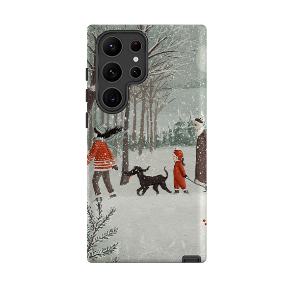 Samsung Tough Case - Winter Walk By Maja Lindberg