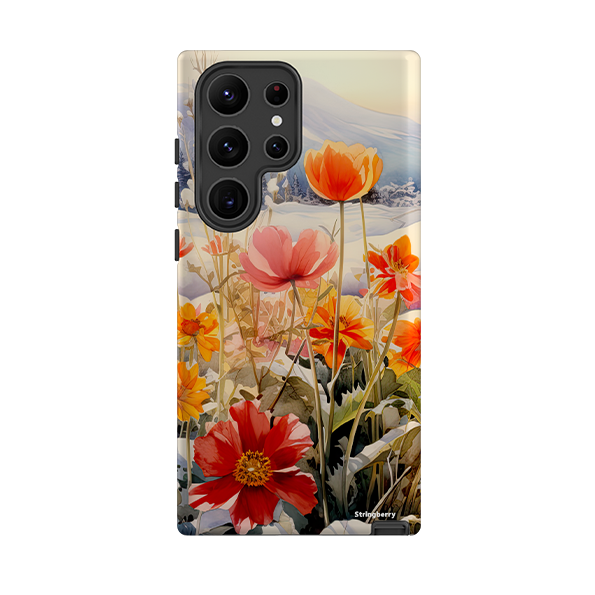Samsung Tough Case - Winter Wild Flowers II