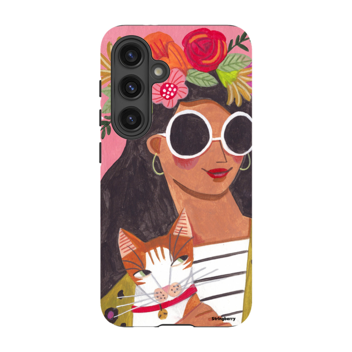 Samsung Tough Case - Woman & Cat By Caroline Bonne Muller