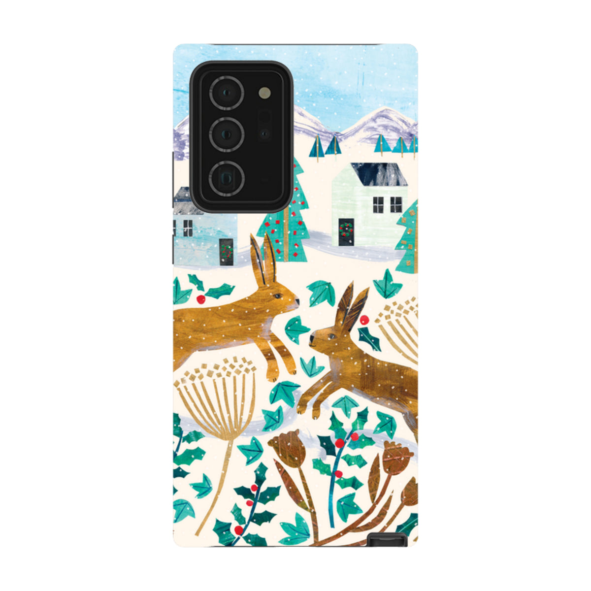 Samsung Tough Case - Xmas Hare By Tracey English