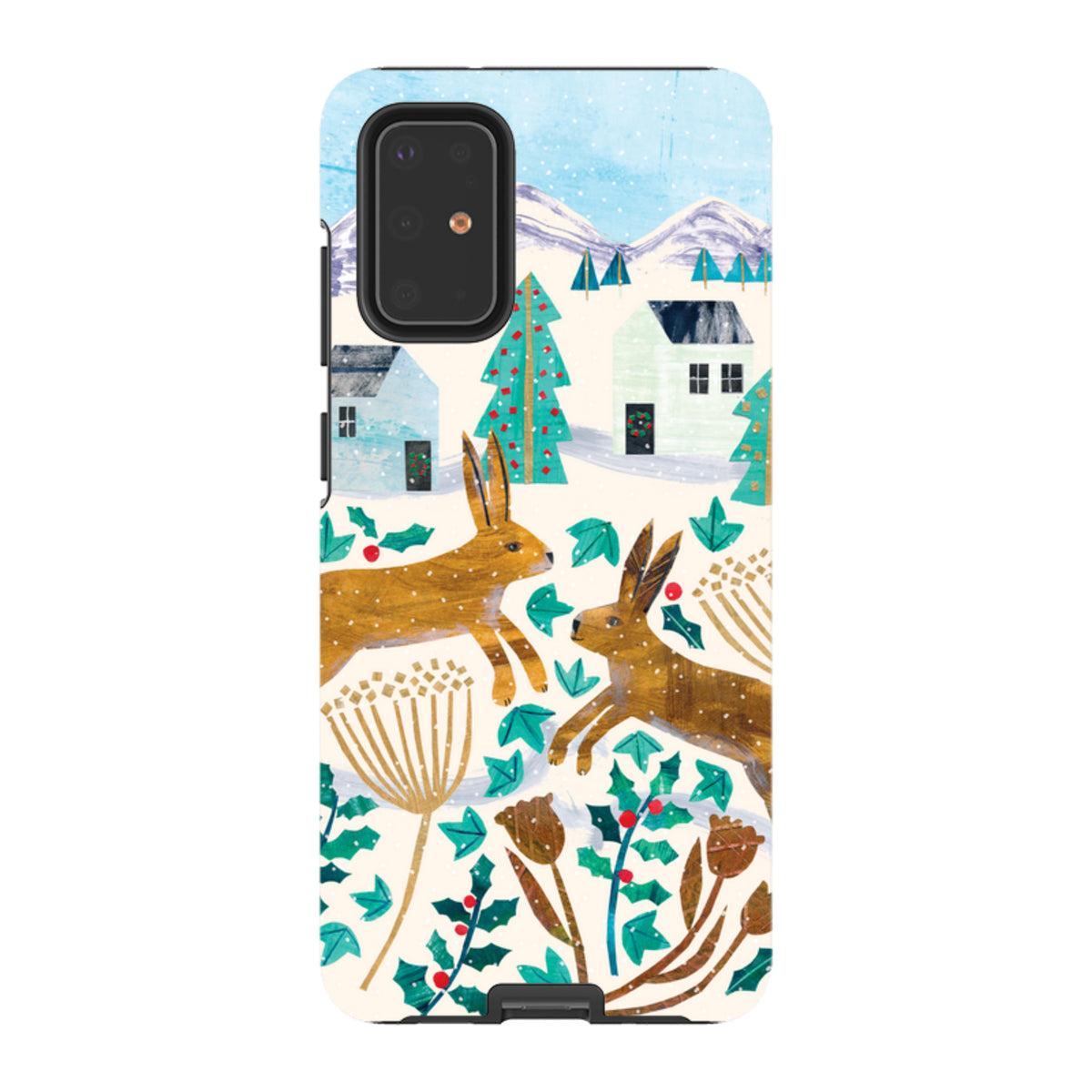 Samsung Tough Case - Xmas Hare By Tracey English