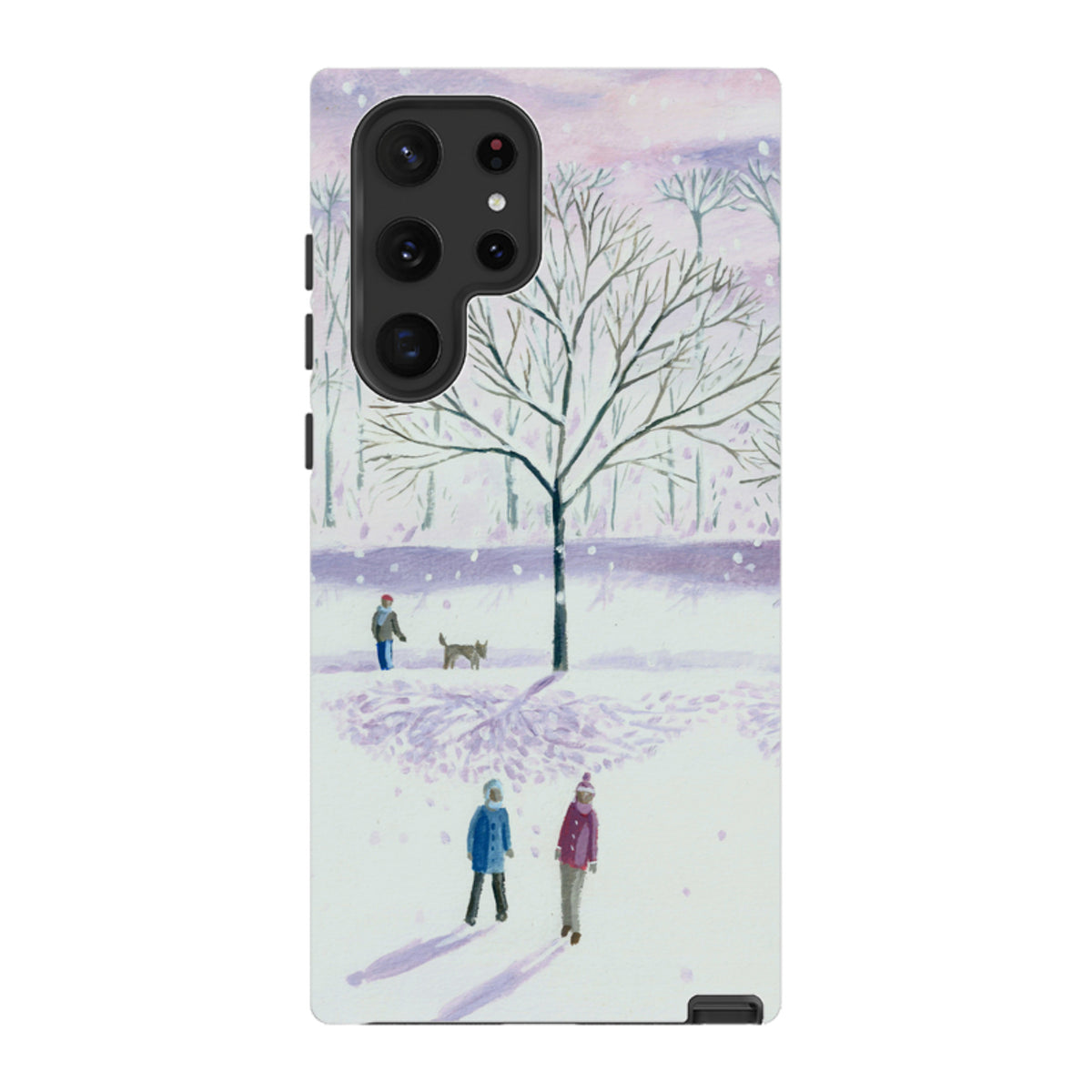 Samsung Tough Case – Weihnachtspark von Mary Stubberfield