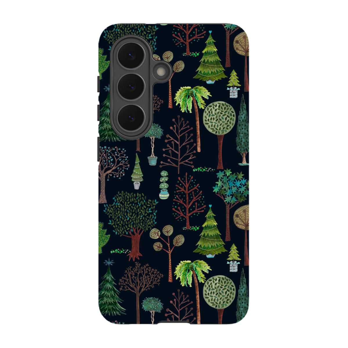 Samsung Tough Case - Xmas Trees Dark By Caroline Bonne Muller