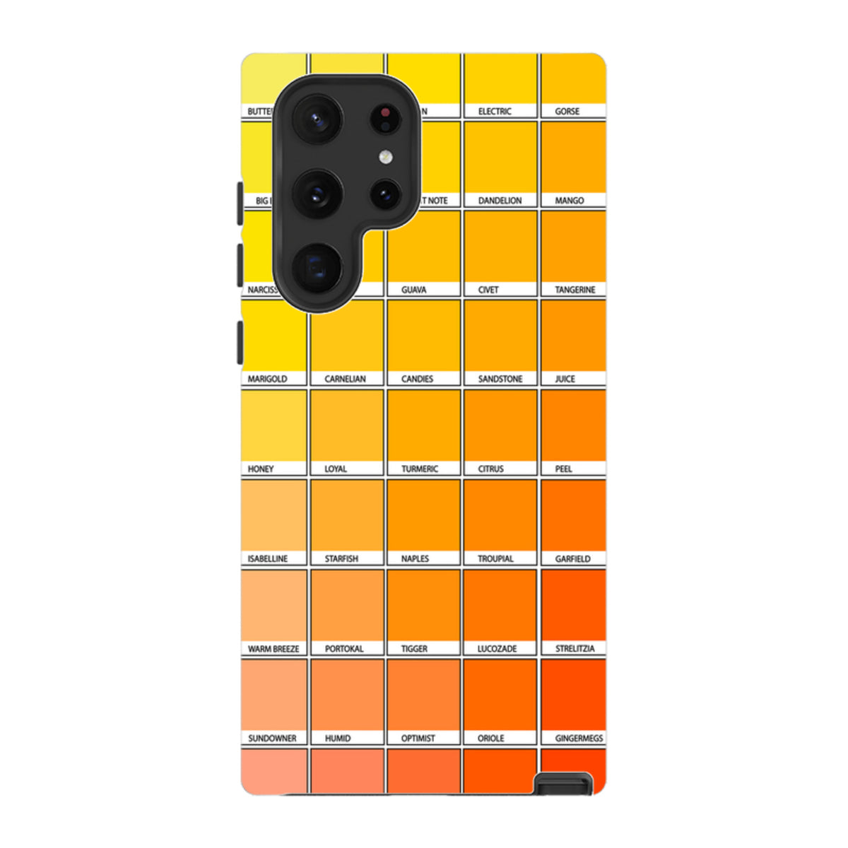 Samsung Tough Case - Yellow Chromology By Kitty Joseph