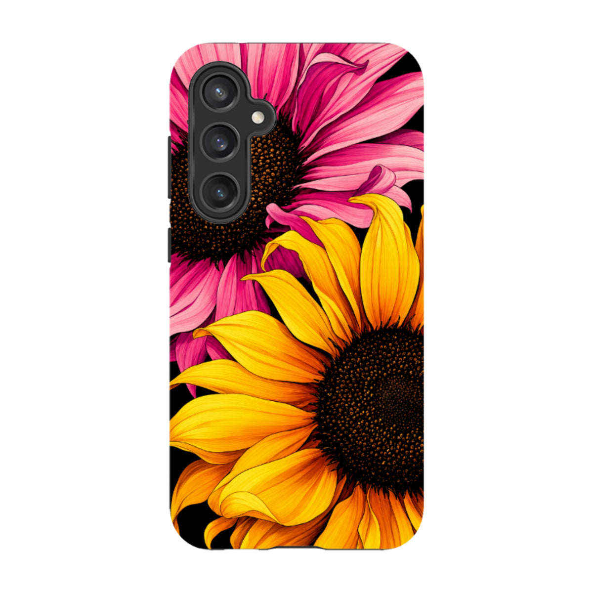 Samsung Tough Case – Gelbe & Pinke Sonnenblume