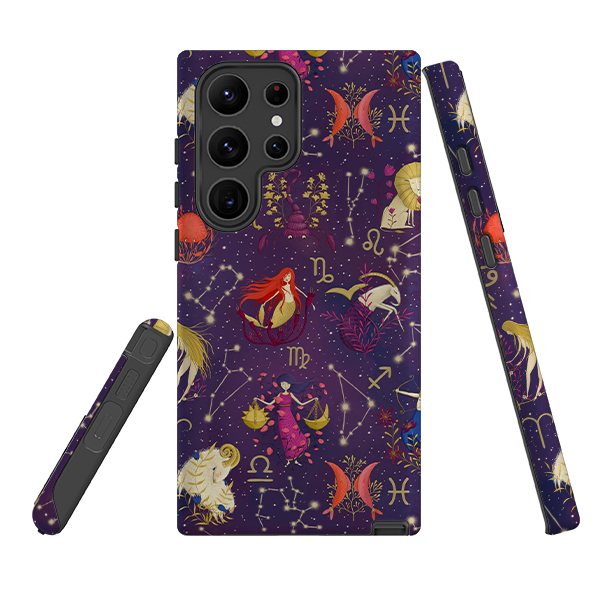 Samsung Tough Case - Zodiac Pattern By Maja Lindberg
