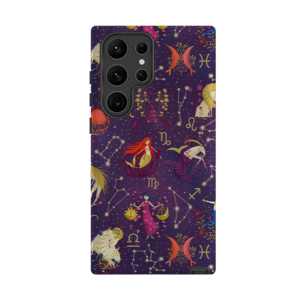 Samsung Tough Case - Zodiac Pattern By Maja Lindberg