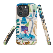 iPhone MagSafe Tough Case - Santa Driving Home By Tracey English