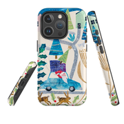 iPhone MagSafe Tough Case - Santa Driving Home By Tracey English