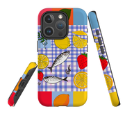 iPhone MagSafe Tough Case - Sardines and Checks