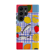 Samsung Tough Case - Sardines and Checks