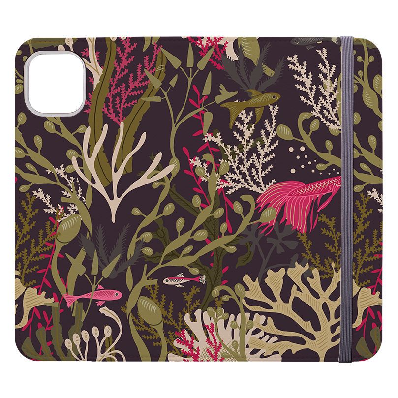 Sea Weed Wallet Case By Kate Heiss
