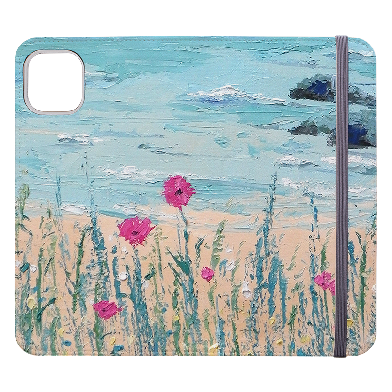 Seascape Wallet Case By Mary Stubberfield