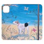 Seaside Dog Wallet Case By Mary Stubberfield