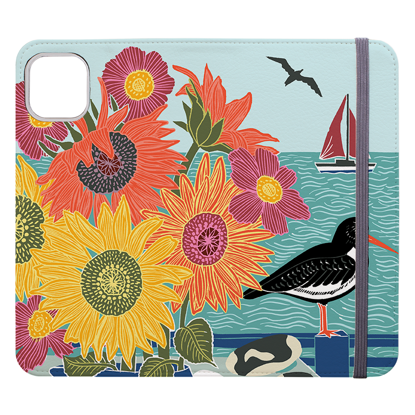 Seaside Vase Portemonnaie-Hülle von Kate Heiss