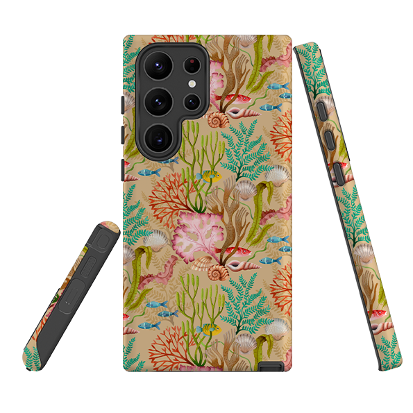 Samsung Tough  Case - Seaweed By Bex Parkin