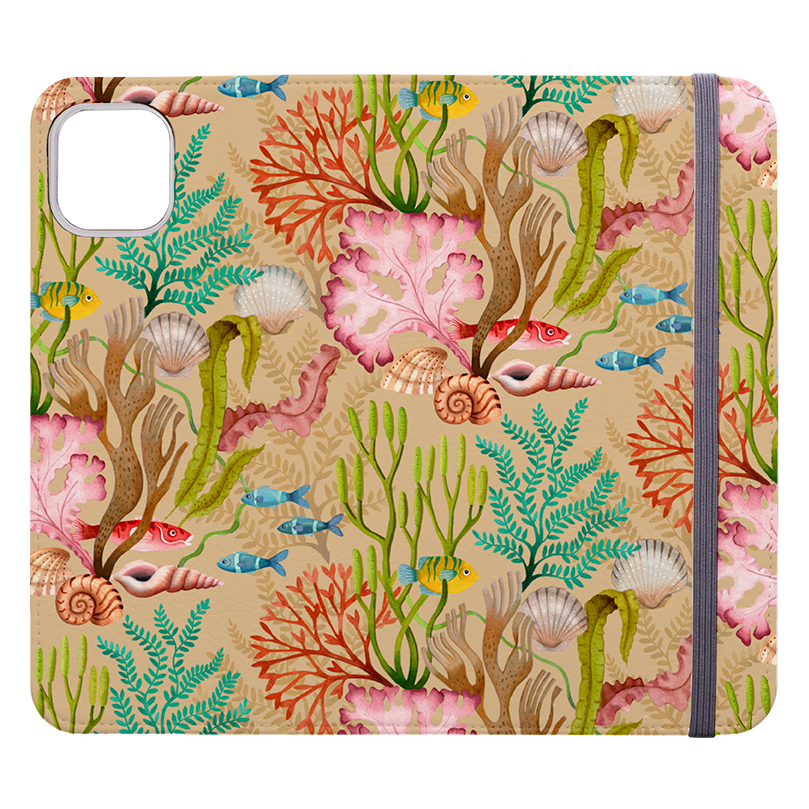 Seaweed Wallet Case By Bex Parkin