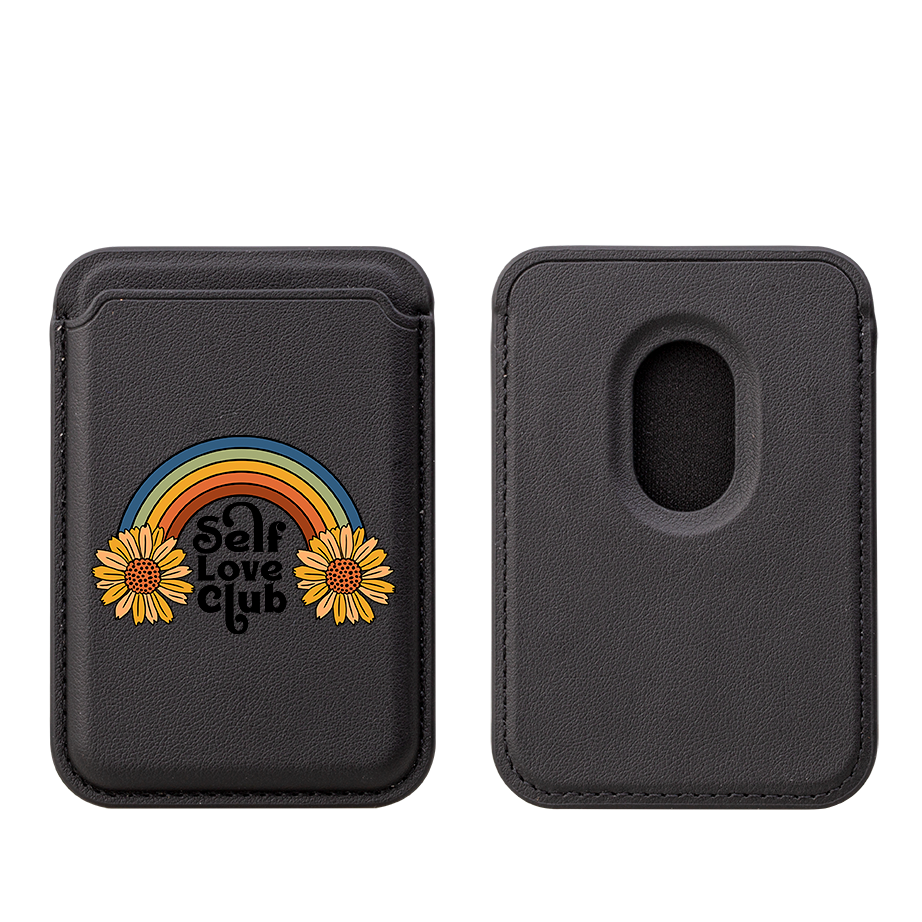 Self Love Club MagSafe-Portemonnaie – Schwarz