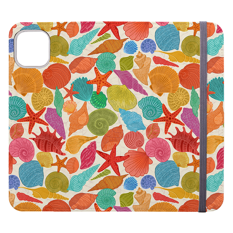 Shells II Wallet Case By Natalie Pedetti Prack