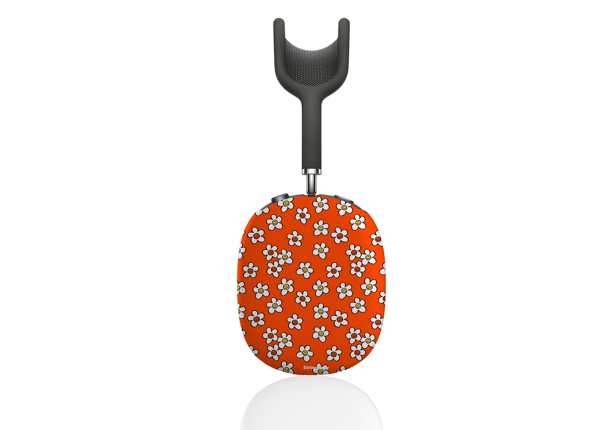 Smiley Orange Airpod Max Case