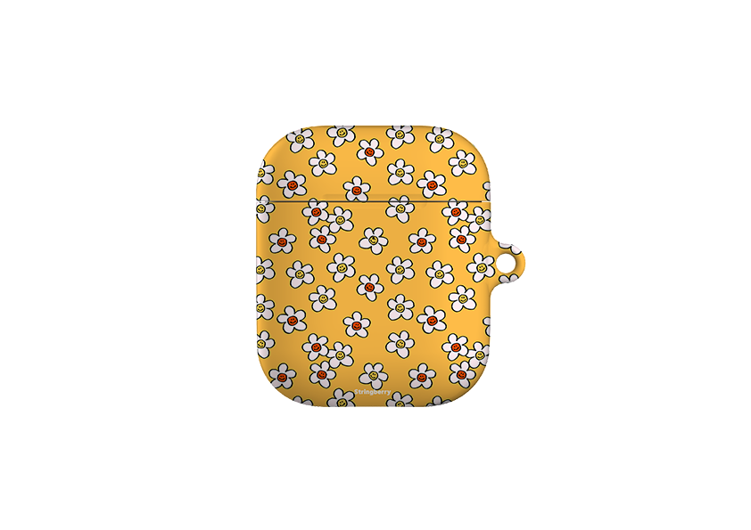 Smiley Yellow Airpod Case ( Gen 1 & 2 )
