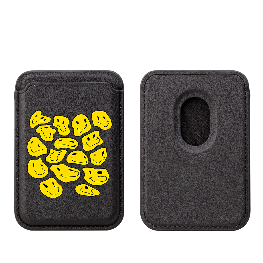 Smileys MagSafe Wallet – Schwarz
