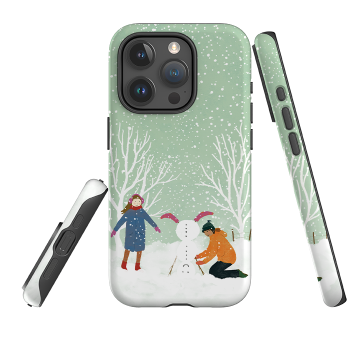 iPhone Tough Case - Snowball Building By Katherine Quinn