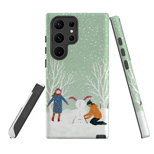 Samsung Tough Case - Snowball Building By Katherine Quinn