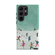 Samsung Tough Case - Snowball Fight By Katherine Quinn