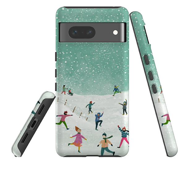Google Tough Case - Snowball Fight By Katherine Quinn