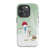 iPhone Tough Case - Snowman By Katherine Quinn